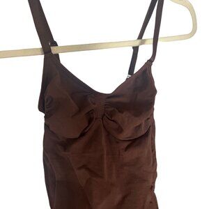 Skims Seamless Sculpt Thong Bodysuit - Cocoa